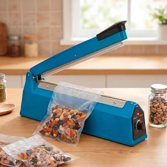 Máquina selladora para bolsas de hasta 30cm + resistencia y teflón EXTRAS