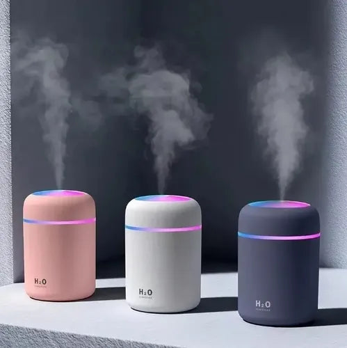 Humidificador/difusor de aromas, USB con led de colores